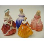 Four Royal Doulton Miniature Figurines