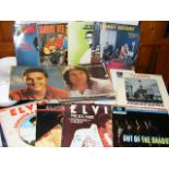 Quantity Of Vinyl LP's Inc. Elvis & Buddy Holly