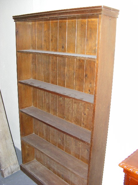 Antique Pine Bookshelf