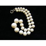 Set Of Victorian White Coral Beads Approx. 35.8g