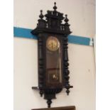 19thC. German Regulator Style Clock