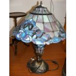 Tiffany Style Dual Lit Lamp