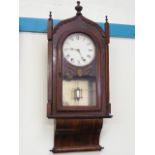 Victorian Mahogany Cased Wall Clock