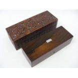 Rosewood Candle Box & One Other