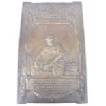 Bronze Early 20thC. Commemorative Plaque, Open Championship Horticultural Prize