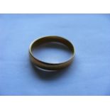 Yellow Metal Wedding Band