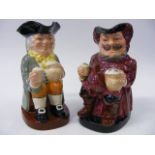 Two Large Royal Doulton Character Jugs