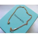 Tiffany & Co. Elsa Peretti 18k Gold Necklace With Diamond Pendant