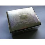 Early 20thC. Silver Cigarette Case Approx. 327g Inclusive