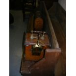 19thC. Pitch Pine Church Pew (Approx. 9ft)