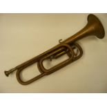 Antique Brass Single Valve Trumpet