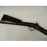 19thC. French Percussion Musket With Walnut Stock