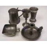 Quantity Of Pewter Items