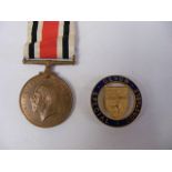 Police Service Medal & Devon Police Badge