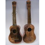 Two H. Bradley Copper Ukulele