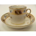 C.1800 Derby Style Coffee Can & Saucer