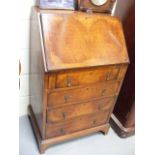 C.1900 Small Walnut Veneered Bureau