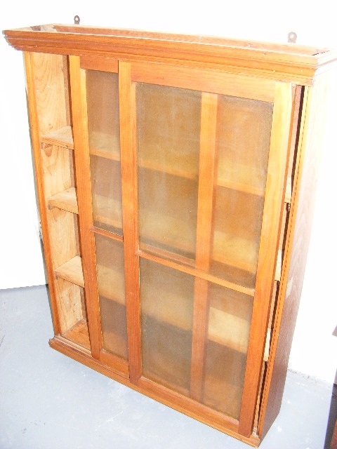 Early 20thC. Pine Wall Cabinet