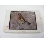 19thC. Pietra Dura Marble Paperweight Signed To Rear In Similar