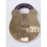 Large Brass Chubb Lock