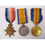 WW1 Medal Set - 6614A J. Poole SMN R.N.R