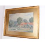 G. Atkinson - Watercolour Approx. Country Landscape 38cm X 26cm