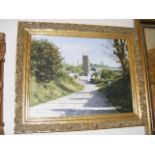 Terry Bailey - Oil On Canvas, Approx. 45cm X 35cm, Lanreath, Cornwall