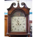 C.1800 Oak Longcase Clock T. Roberts Bath