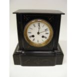 C.1900 Slate Mantel Clock