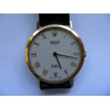 18ct Rolex Geneve Cellini Gents Anniversary Edition Wristwatch & Box