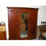 Early 19thC. Mahogany Linen Press