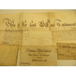 19thC. Indentures On Velum