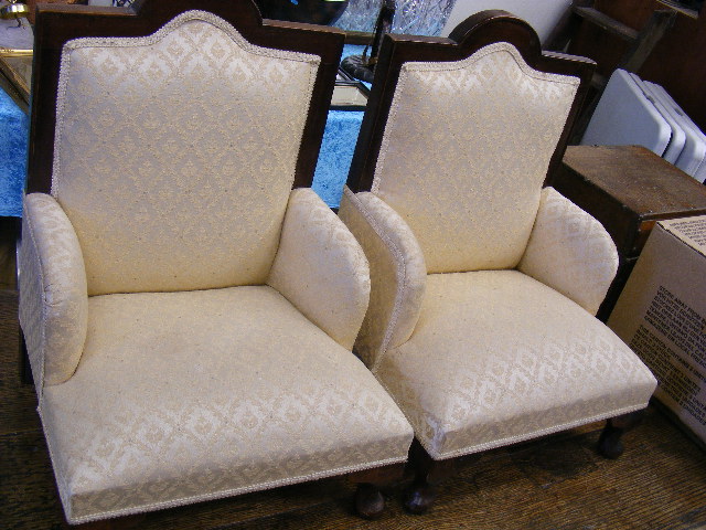 Pair Of Apprentice Piece Mahogany Chairs