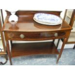 An Edwardian Mahogany Console Table