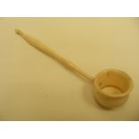 19thC. Ivory Toddy Ladle