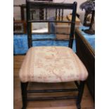 C.1900 Japanned Bedroom Chair