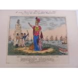 Britons United - The World Cannot Conquer - Period Print Relating To Threat Of Napoleon