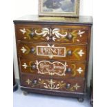 Victorian Pine Chest From A Clipper "The Prince, Hull Robert James, Master"