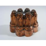 Victorian Copper Jelly Mould