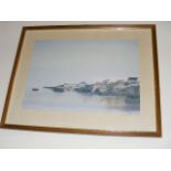 Elizabeth Parr - Hand Signed Print Of Coverack, Cornwall