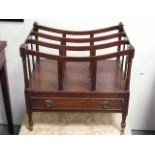 A Victorian Mahogany Canterbury