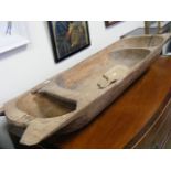 Two Antique Salt Troughs & Two Butter Pats