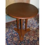 A Mahogany Edwardian Pedestal Table