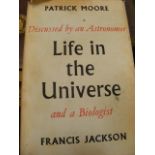 LifeInthe Universe - Patrick Moore & Francis Jackson 1962 With Dust Cover