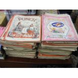 A Large Quantity Of Mostly Mid 20thC. Punch Magazines