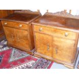 A Pair Of Early 20thC. Bedside Cabinets