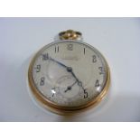 Gents Victorian Gold Plated Pocket Watch