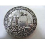 A Silver 1904 Dairy Farmers Association Medallion