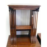 A Fine Edwardian Nest Of Four Mahogany Tables With Beaded & Inlaid Tops