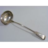 A Large Georgian Silver Soup Ladle By William Eley